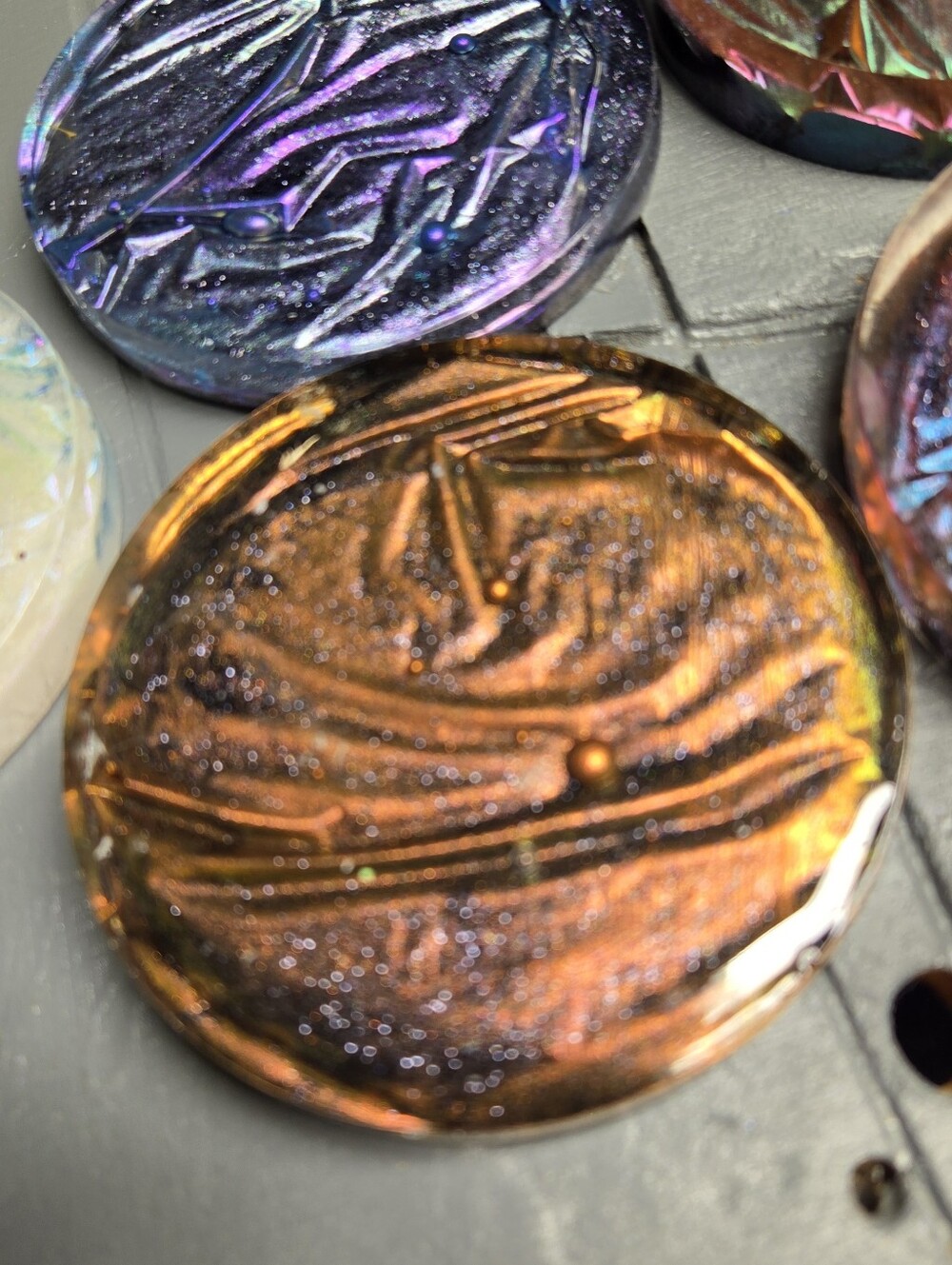 Iridescent Coasters - Multi Color - Picture 4 of 15